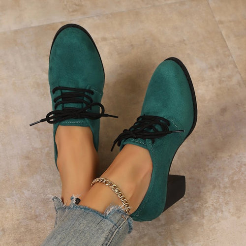New 2026 Elegant Women's Lace-Up Shoes