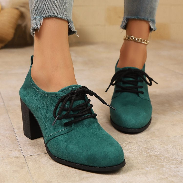 New 2026 Elegant Women's Lace-Up Shoes