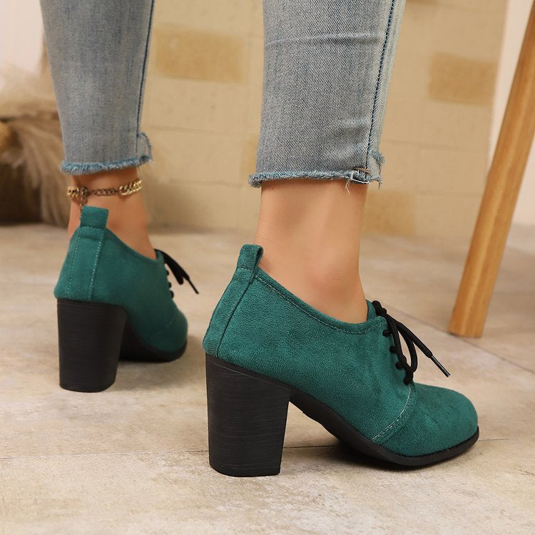 New 2026 Elegant Women's Lace-Up Shoes