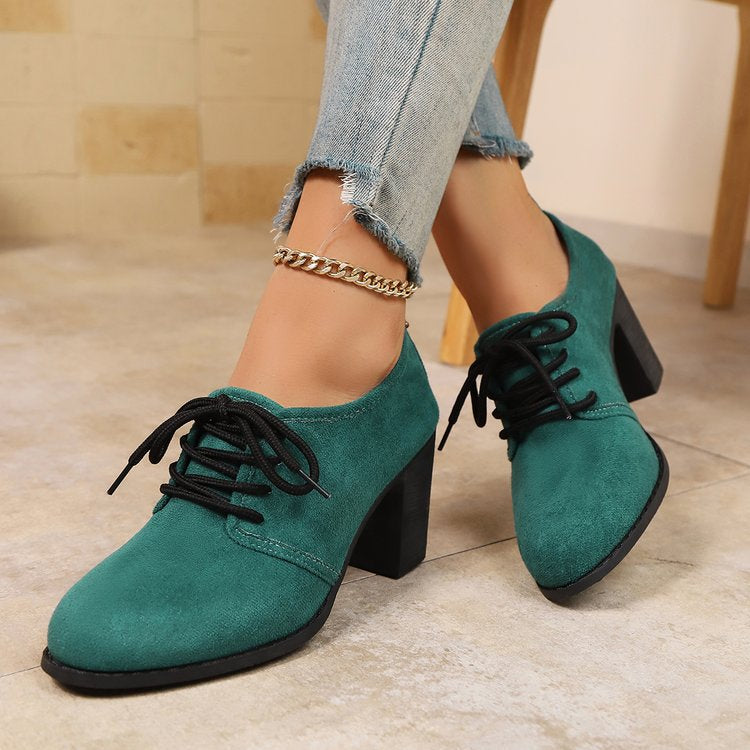 New 2026 Elegant Women's Lace-Up Shoes